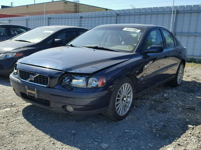 YV1RS61T742402972 - 2004 VOLVO S60 BLUE photo 2