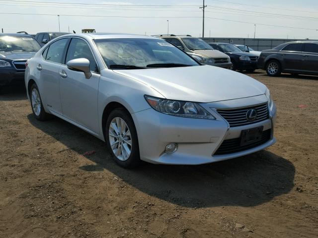 JTHBW1GG9D2032387 - 2013 LEXUS ES 300H SILVER photo 1