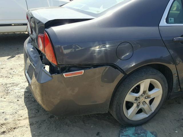 1G1ZB5EB6AF266199 - 2010 CHEVROLET MALIBU LS GRAY photo 10
