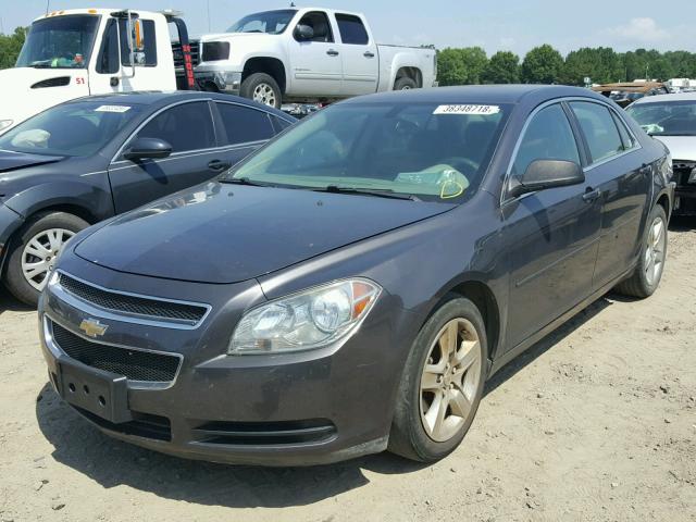 1G1ZB5EB6AF266199 - 2010 CHEVROLET MALIBU LS GRAY photo 2