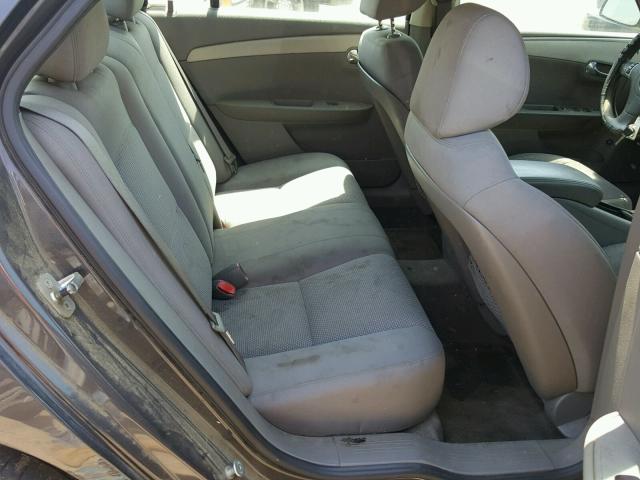 1G1ZB5EB6AF266199 - 2010 CHEVROLET MALIBU LS GRAY photo 6