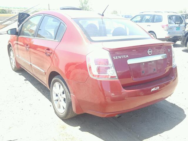 3N1AB6AP3CL693878 - 2012 NISSAN SENTRA 2.0 RED photo 3