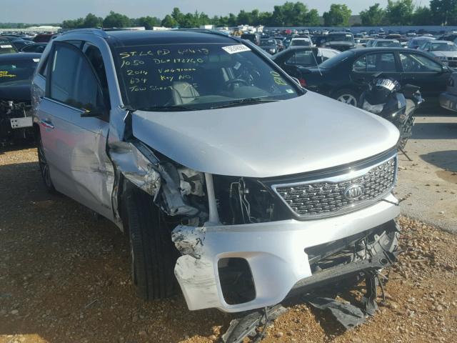 5XYKWDA73EG491000 - 2014 KIA SORENTO SX SILVER photo 1