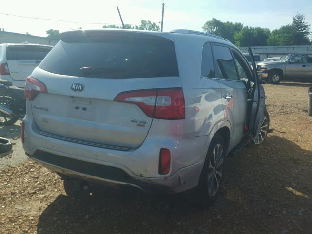 5XYKWDA73EG491000 - 2014 KIA SORENTO SX SILVER photo 4