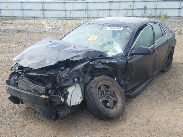 1G1ZG57B594229022 - 2009 CHEVROLET MALIBU LS BLACK photo 2