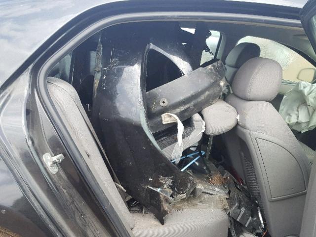 1G1ZG57B594229022 - 2009 CHEVROLET MALIBU LS BLACK photo 6