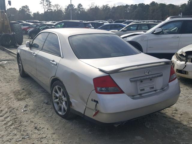 JNKAY41E63M004385 - 2003 INFINITI M45 SILVER photo 3