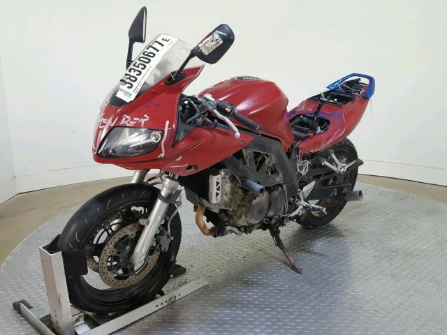 JS1VP53A862100549 - 2006 SUZUKI SV650 RED photo 4