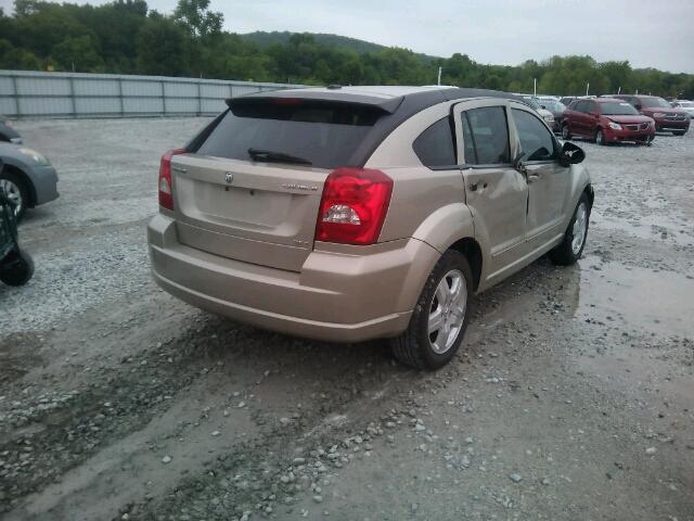 1B3HB48AX9D206676 - 2009 DODGE CALIBER SX TAN photo 4