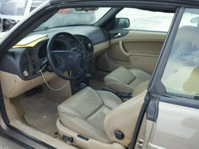 YS3DF78K037005833 - 2003 SAAB 9-3 SE BROWN photo 9