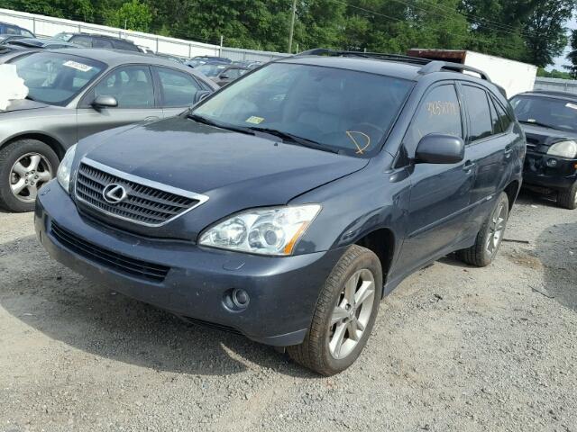 JTJGW31U872004907 - 2007 LEXUS RX 400H GRAY photo 2