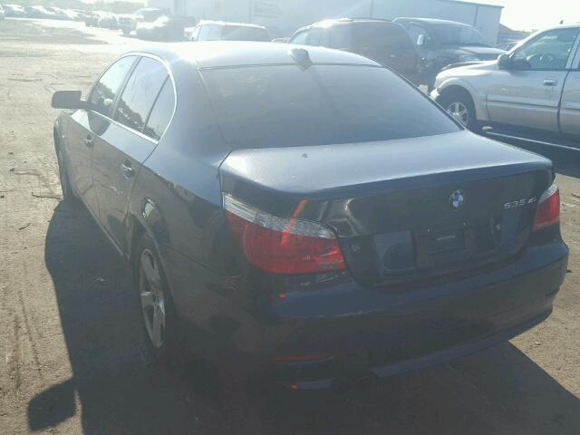 WBANV93578CW55704 - 2008 BMW 535 XI BLUE photo 3