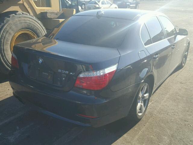 WBANV93578CW55704 - 2008 BMW 535 XI BLUE photo 4