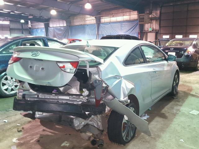 KMHDH6AE4DU005297 - 2013 HYUNDAI ELANTRA CO SILVER photo 4