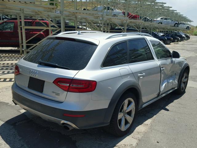 WA1UFAFL4DA171318 - 2013 AUDI A4 ALLROAD SILVER photo 4