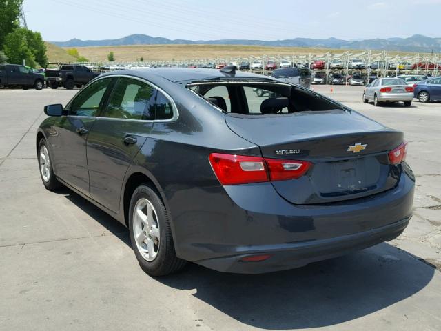 1G1ZB5ST6HF166627 - 2017 CHEVROLET MALIBU LS GRAY photo 3