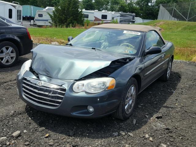 1C3EL65R54N273830 - 2004 CHRYSLER SEBRING LI GREEN photo 2