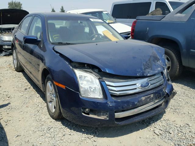 3FAHP07Z77R189877 - 2007 FORD FUSION SE BLUE photo 1