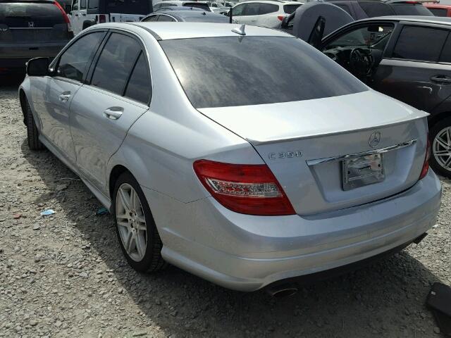 WDDGF56X08F045999 - 2008 MERCEDES-BENZ C 350 SILVER photo 3