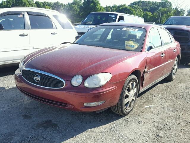 2G4WC582871236572 - 2007 BUICK LACROSSE C RED photo 2