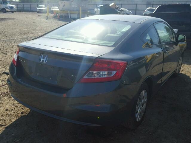 2HGFG3B51CH514215 - 2012 HONDA CIVIC GRAY photo 4