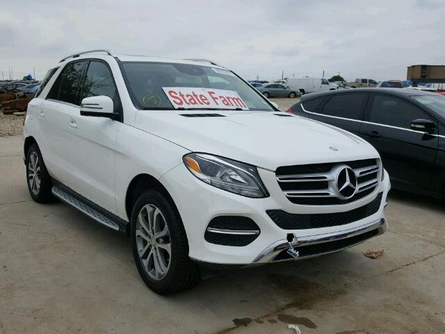 4JGDA5HB3GA696936 - 2016 MERCEDES-BENZ GLE WHITE photo 1