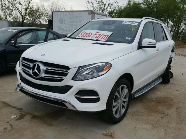 4JGDA5HB3GA696936 - 2016 MERCEDES-BENZ GLE WHITE photo 2