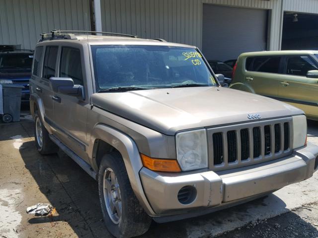 1J8HH48K86C171409 - 2006 JEEP COMMANDER TAN photo 1