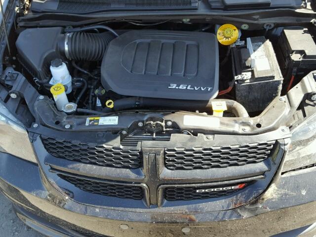 2C4RDGEG4HR618417 - 2017 DODGE GRAND CARA BLACK photo 7