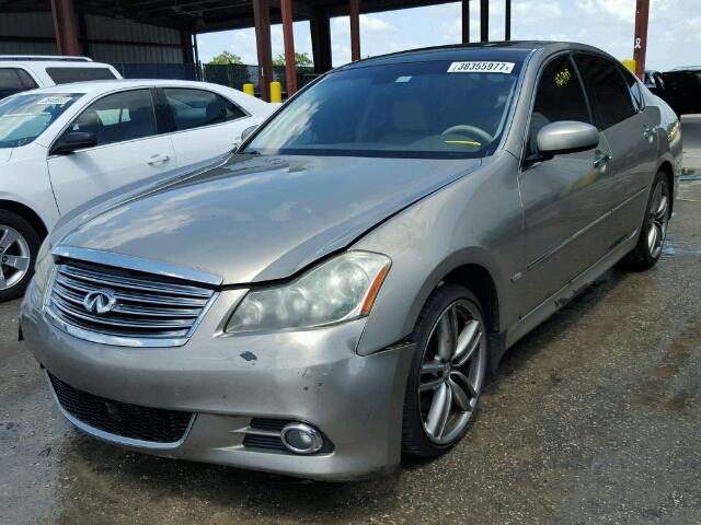 JNKBY01E78M500591 - 2008 INFINITI M45 SEDAN/ TAN photo 2