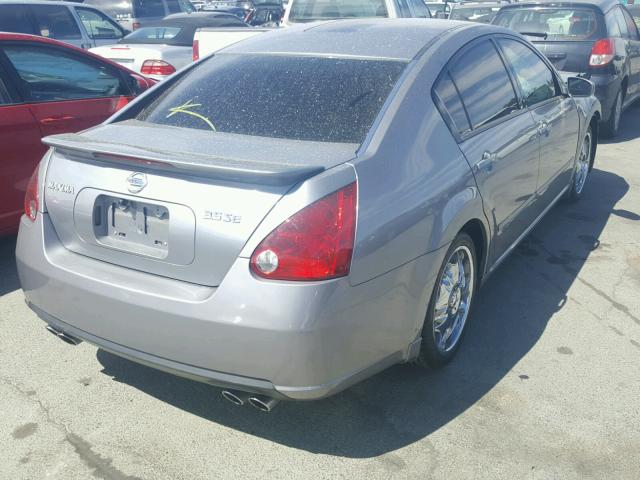 1N4BA41E57C841687 - 2007 NISSAN MAXIMA SE SILVER photo 4