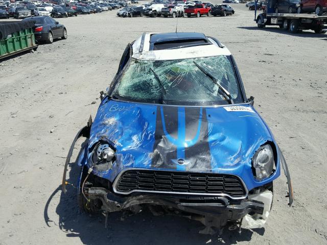 WMWZC5C51CWL61819 - 2012 MINI COOPER S C BLUE photo 9