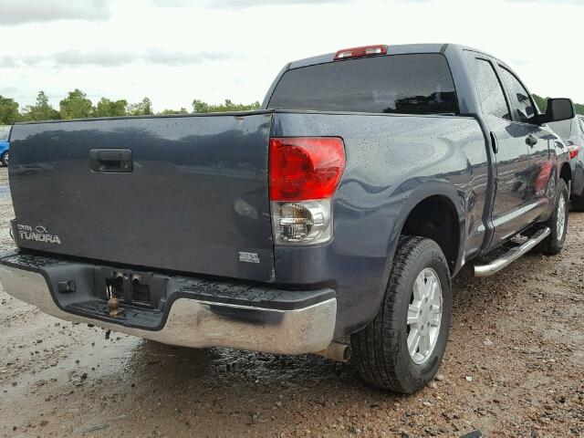 5TFRU54118X015590 - 2008 TOYOTA TUNDRA BLUE photo 4