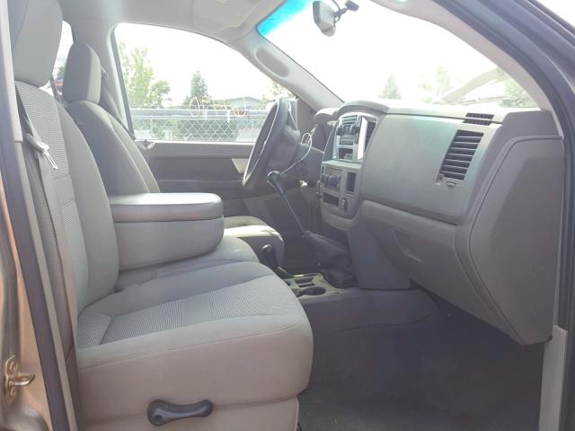 3D7KS28CX7G758291 - 2007 DODGE RAM 2500 S BROWN photo 5