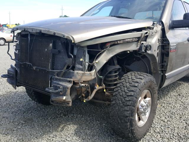 3D7KS28CX7G758291 - 2007 DODGE RAM 2500 S BROWN photo 9