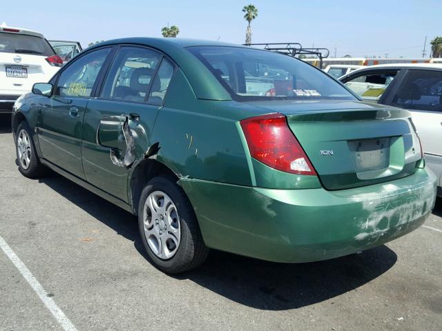 1G8AJ52F74Z158895 - 2004 SATURN ION GREEN photo 3