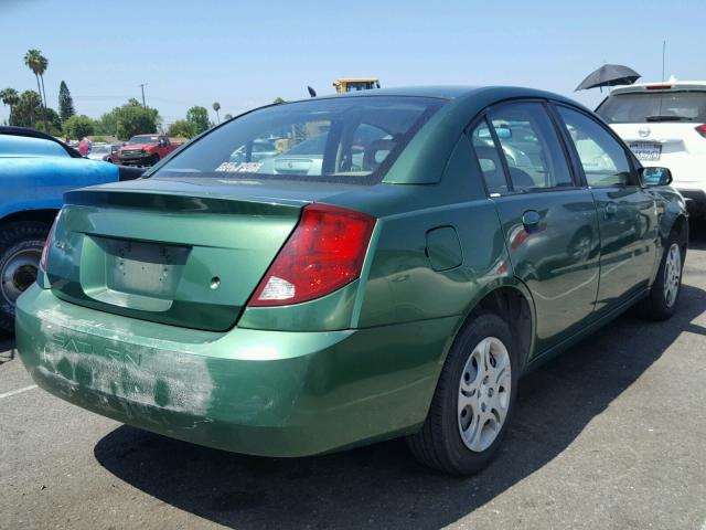 1G8AJ52F74Z158895 - 2004 SATURN ION GREEN photo 4