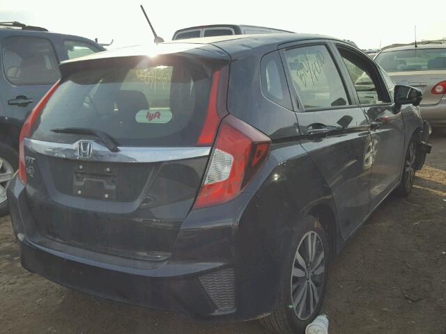 JHMGK5H77HS008540 - 2017 HONDA FIT EX BLACK photo 4