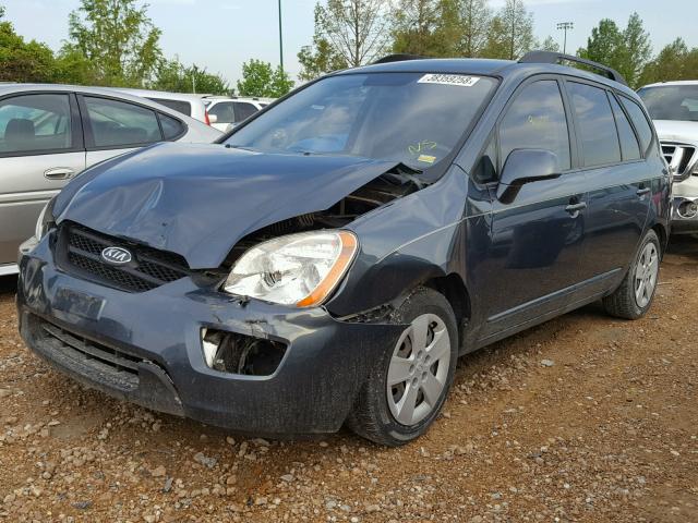 KNAFG528497273109 - 2009 KIA RONDO BASE BLUE photo 2