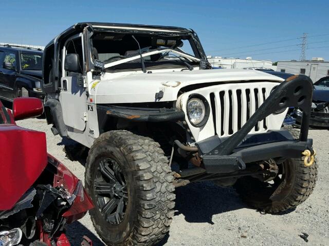 1J4FA39S94P746273 - 2004 JEEP WRANGLER X WHITE photo 1