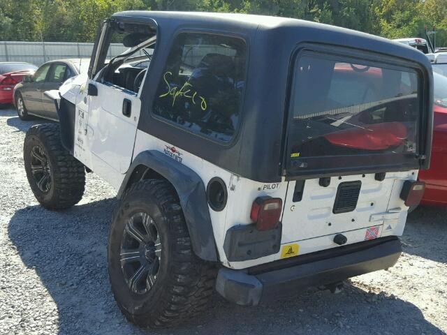 1J4FA39S94P746273 - 2004 JEEP WRANGLER X WHITE photo 3