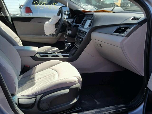 5NPE24AF1GH369067 - 2016 HYUNDAI SONATA SE GRAY photo 5