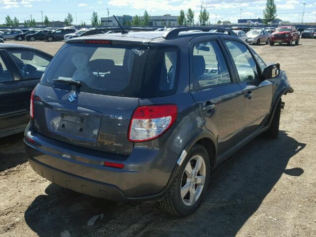 JS2YB5A28B6300045 - 2011 SUZUKI SX4 JX GRAY photo 4