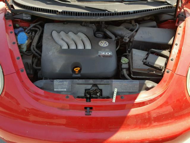 3VWCA21C7YM405700 - 2000 VOLKSWAGEN NEW BEETLE 红色 照片 7