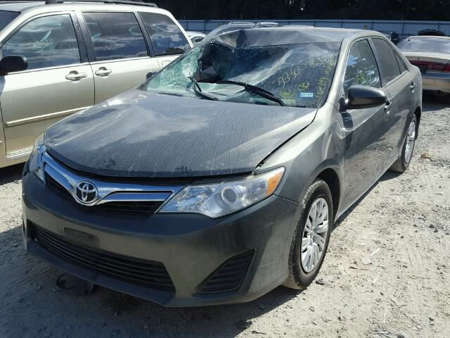 4T1BF1FK5CU543276 - 2012 TOYOTA CAMRY/SE/L GREEN photo 2