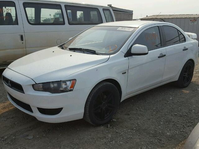 JA3AU16U78U600882 - 2008 MITSUBISHI LANCER DE WHITE photo 2