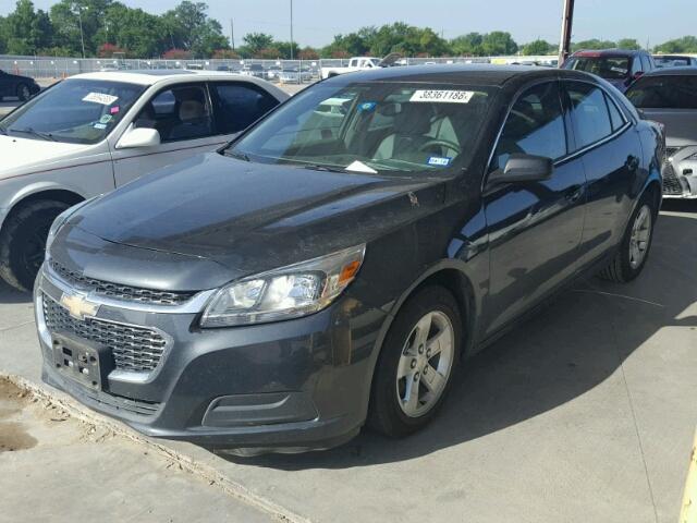 1G11B5SL6FF199217 - 2015 CHEVROLET MALIBU LS BLACK photo 2
