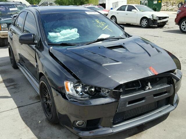 JA32W8FV1BU043829 - 2011 MITSUBISHI LANCER EVO BLACK photo 1