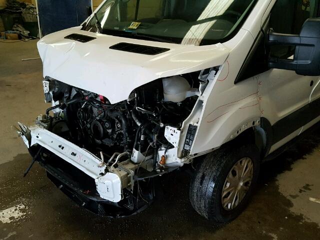 1FTNR2ZG1FKA93518 - 2015 FORD TRANSIT T- WHITE photo 9