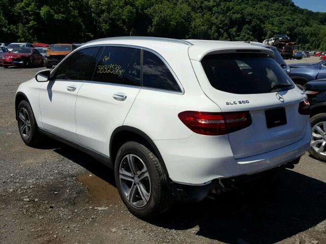 WDC0G4KB6HF137674 - 2017 MERCEDES-BENZ GLC 300 4M WHITE photo 3